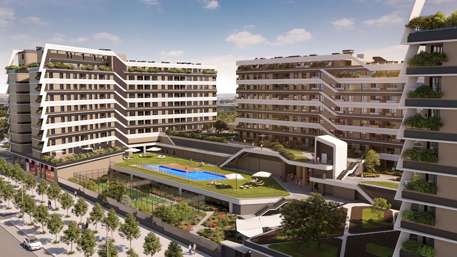 ACCIONA entrega a Hines su proyecto “Skypark Valdebebas”, un referente del segmento "Build-to-rent" en el mercado